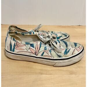 RARE*VANS OLD SKOOL BIRDS OF PARADISE TROPICS Women Low Top Shoes Sneakers Sz 7